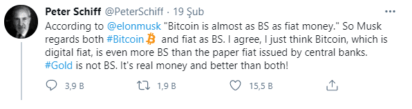 bitcoin ve altın Peter Schiff ya doğru yolu buldu ya da bizi trollüyor!