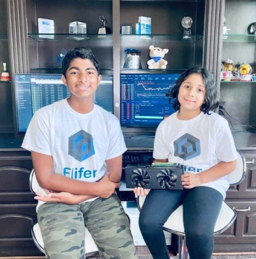 Bitcoin madenciliği ile aylık 35,000 dolar kazanan iki çocuk