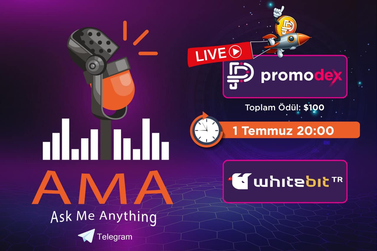 Promodex, bu akşam WhiteBIT Türkiye ile AMA düzenliyor