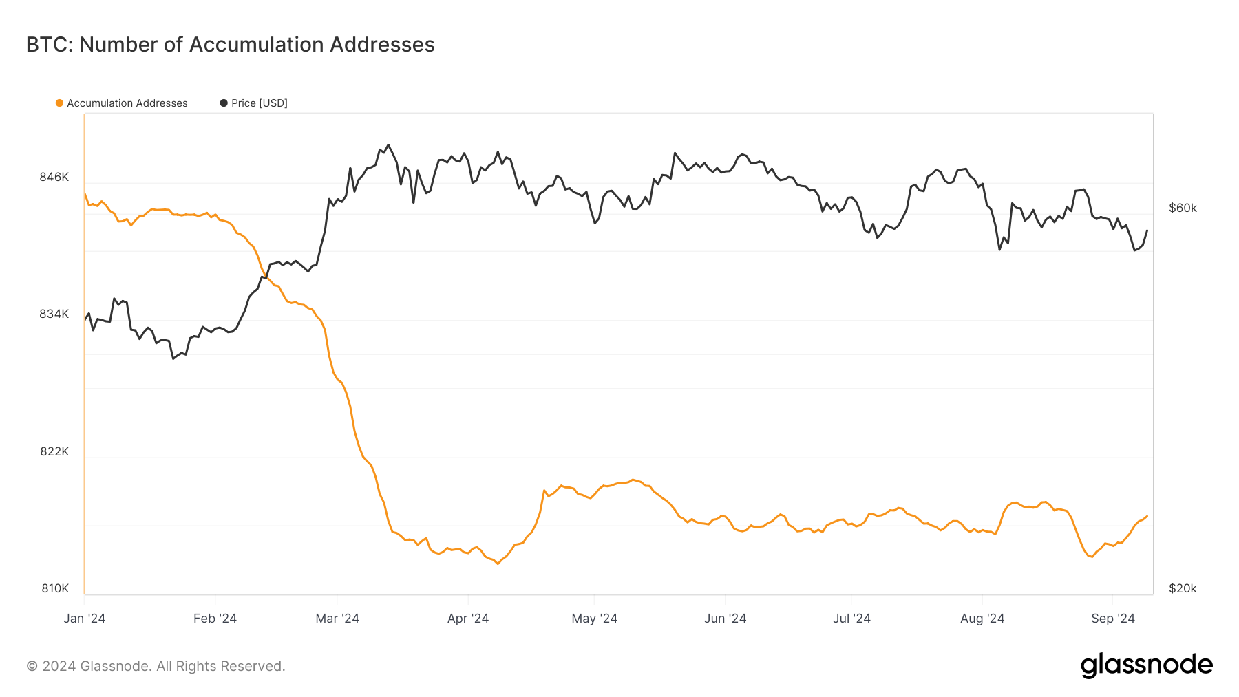 bitcoin Bitcoin birikim adresleri neden düşüyor?