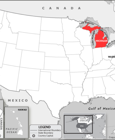 michigan-location-map